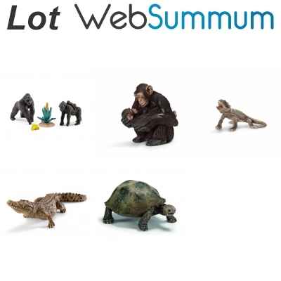 Promotion figurine singe et reptile Schleich -LWS-80