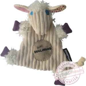 Peluche Doudou Baby Mouton poilodos Deglingos 36703