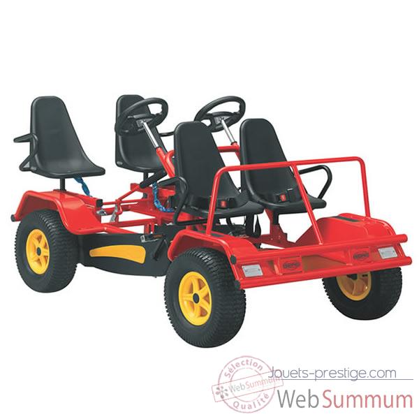 Voiture � p�dales Adulte Rosalie Rouge -290252