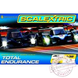 Scalextric coffret total endurance (peugeot 908) -sca1248p