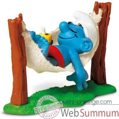 schleich-40226-Figurine schtroumpf avec hamac