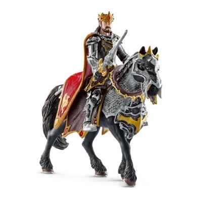 Chevalier dragon roi a cheval schleich -70115