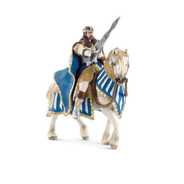 Chevalier griffon roi a cheval schleich -70119