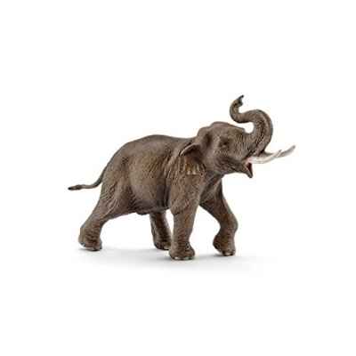 Figurine elephant d’asie, male schleich -14754
