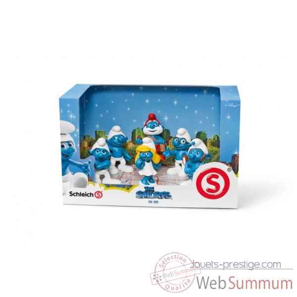 Figurine Coffret collector Les Schtroumpfs, film 2011 schleich 41260