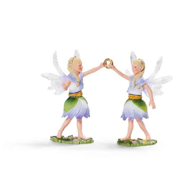 Figurine elfes jumeaux des anemones schleich-70458