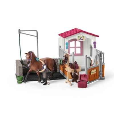 Figurine station de lavage avec box pour chevaux schleich -42404