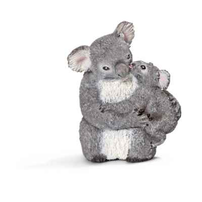 Koala femelle avec jeune koala schleich -14677