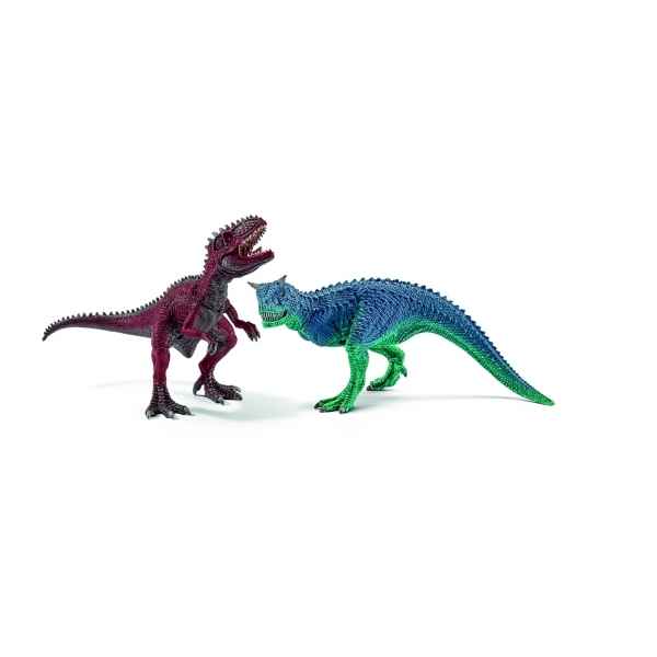 Petits carnotaure et giganotosaure figurine schleich -42215
