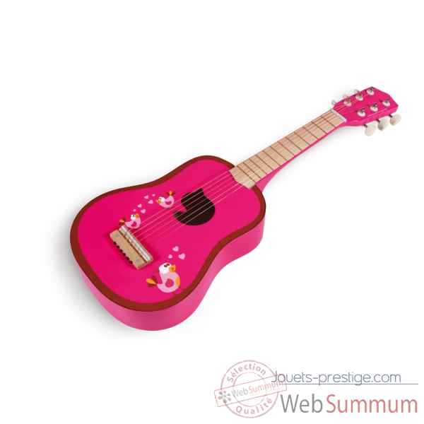 Guitare love birds en bois 6 cordes Scratch -6181807 -1