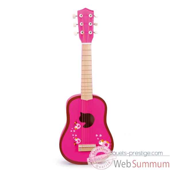 Guitare love birds en bois 6 cordes Scratch -6181807 -2