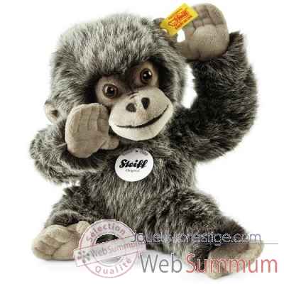 Bebe gorille gora, gris chine STEIFF -062292