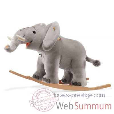 Léphant à bascule trampili, gris STEIFF -48944