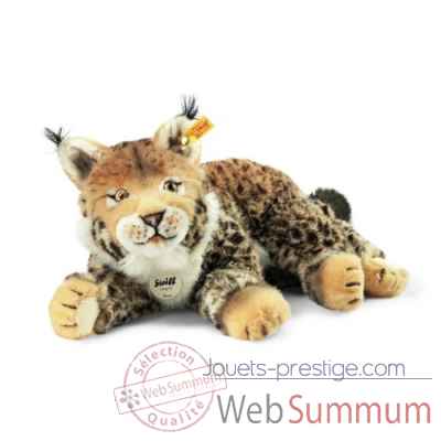 Lynx mizzy, beige et brun tigre STEIFF -102585