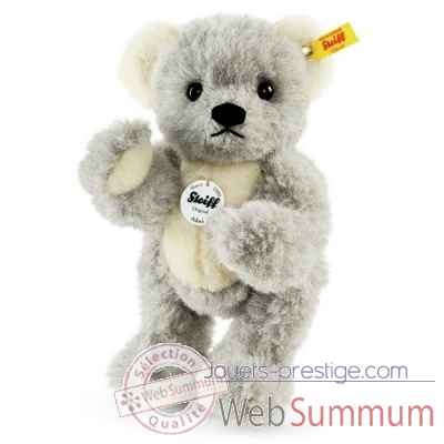 Ours teddy adoni, gris et blanc STEIFF -039379