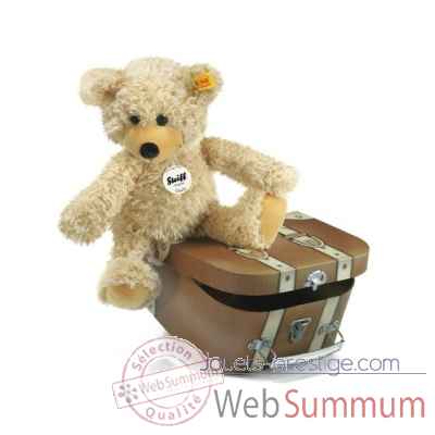 Ours teddy-pantin charly dans sa valise STEIFF -12938