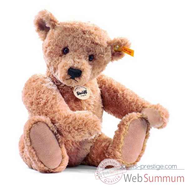 Peluche steiff ours teddy elmar, brun dore -022456