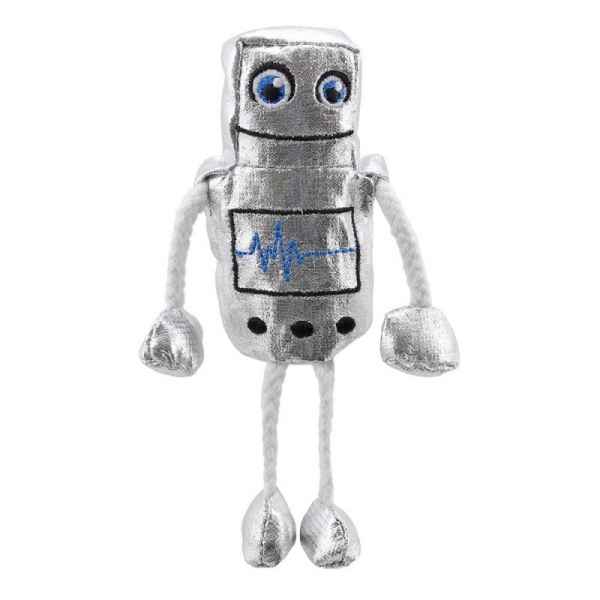 Marionnette a doigts robot couleur metal the puppet company -pc002216