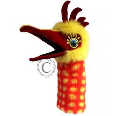 Oiseau chuckle jaune et orange the puppet company -pc006301