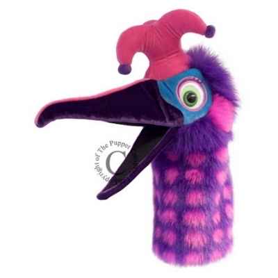 Oiseau dazzle rose et violet the puppet company -pc006302