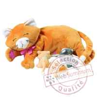 Peluche animaux et leurs petits nina (chat)  -107790