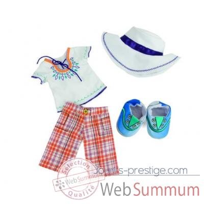 V�tement Poup�e lilydoll tenue en madras pour l'�t� -141700