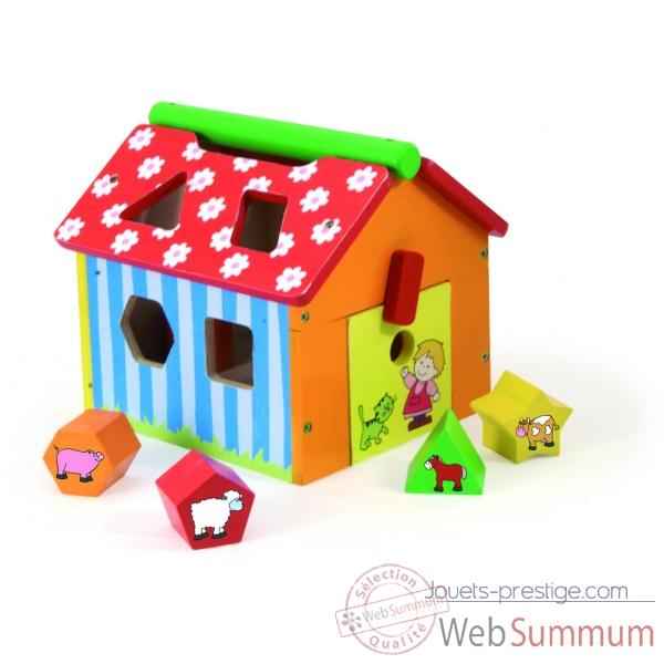 Bo�te � formes ferme - Jouet Vilac 2475