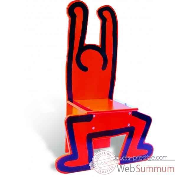 Chaise rouge keith haring - Jouet Vilac 9295