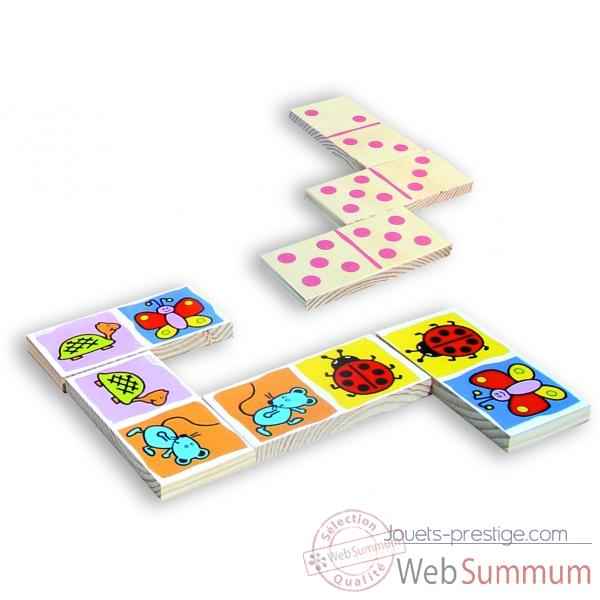 Dominos geants des petites betes - Jouet Vilac 2473