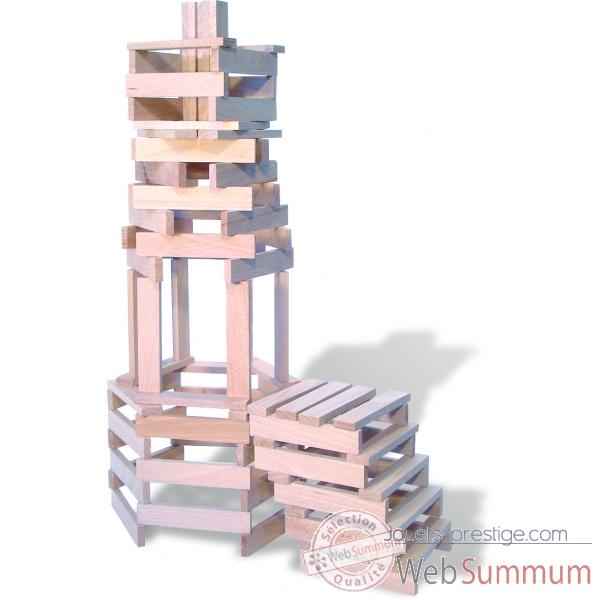 Petit batisseur 200 pcs bois naturel - Jouet Vilac 2134