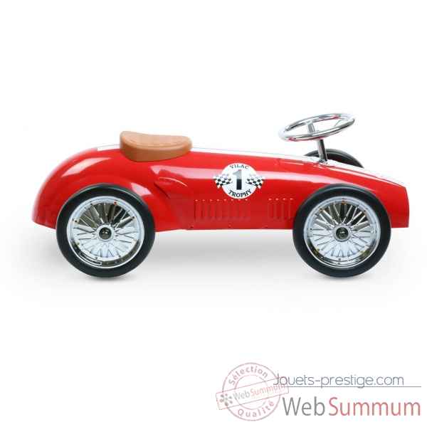 Porteur voiture de course rouge vilac -1112