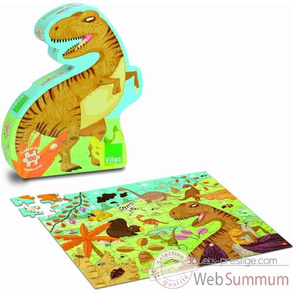 Puzzle dinosaures (100 pcs) vilac -2611