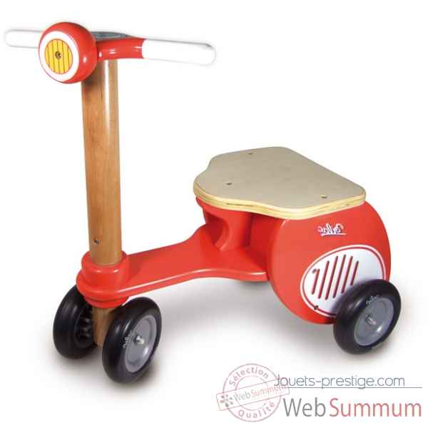 Triporteur scooter rouge triporteur vilac -1069r